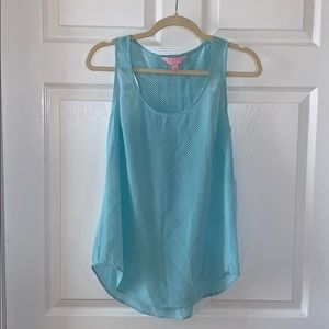 Lilly Pulitzer silk tank, size small